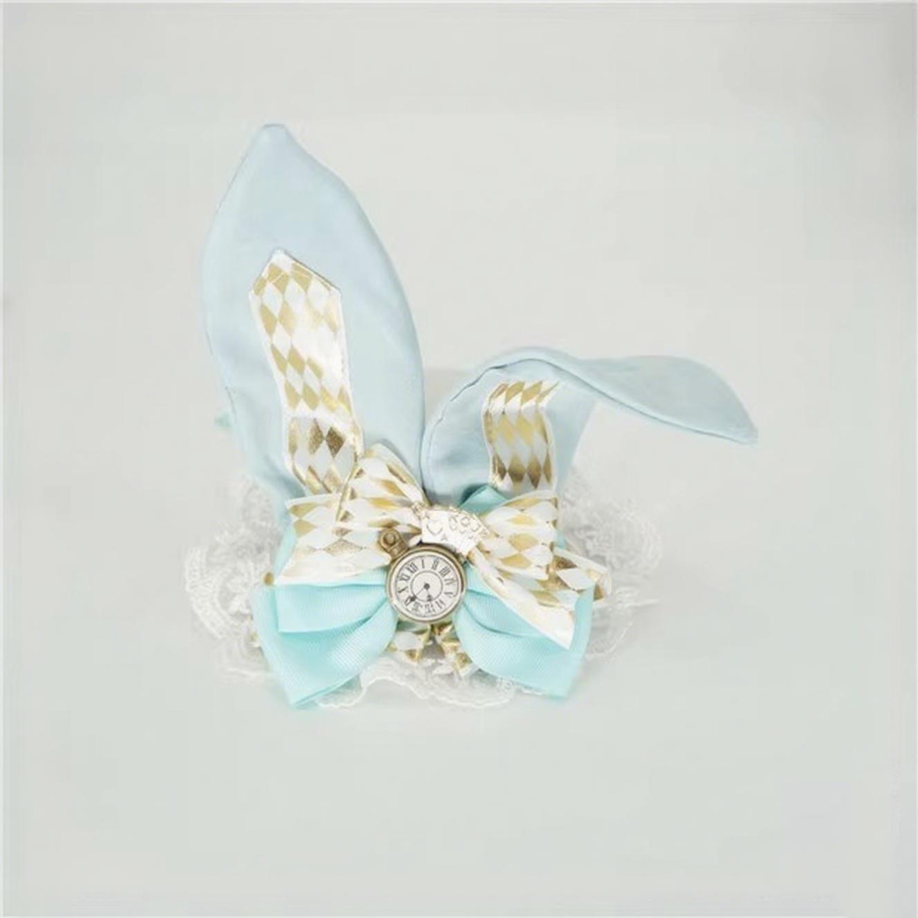 Handmade Fascinators Lolita Hat with Rabbit Ears Lace Trim Women Girls Cocktail Tea Party Headpiece Hallown Party Dress Hats небо синє кольору
Handmade Fascinators Lolita Hat with Rabbit Ears Lace Trim Women Girls Cocktail Tea Party Headpiece Hallown Party Dress Hats небо синє кольору
