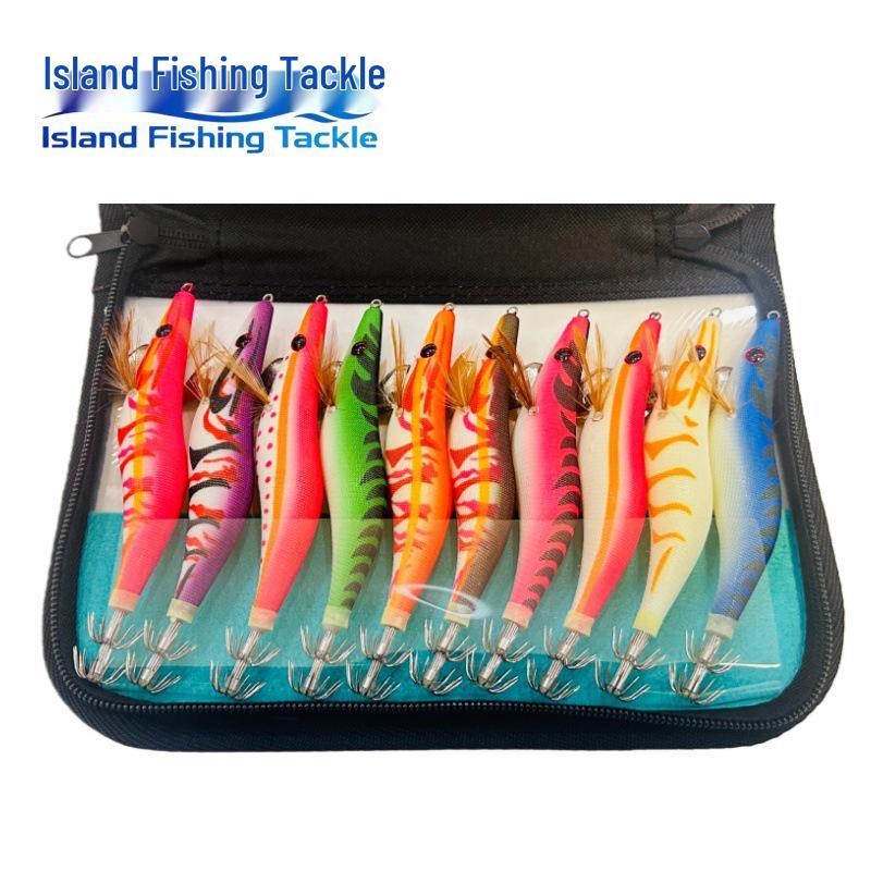 3.5-Inch Rattle Squid Jig & Simulation Wood Shrimp Lure Set for Sea Fishing
3.5-Inch Rattle Squid Jig & Simulation Wood Shrimp Lure Set for Sea Fishing