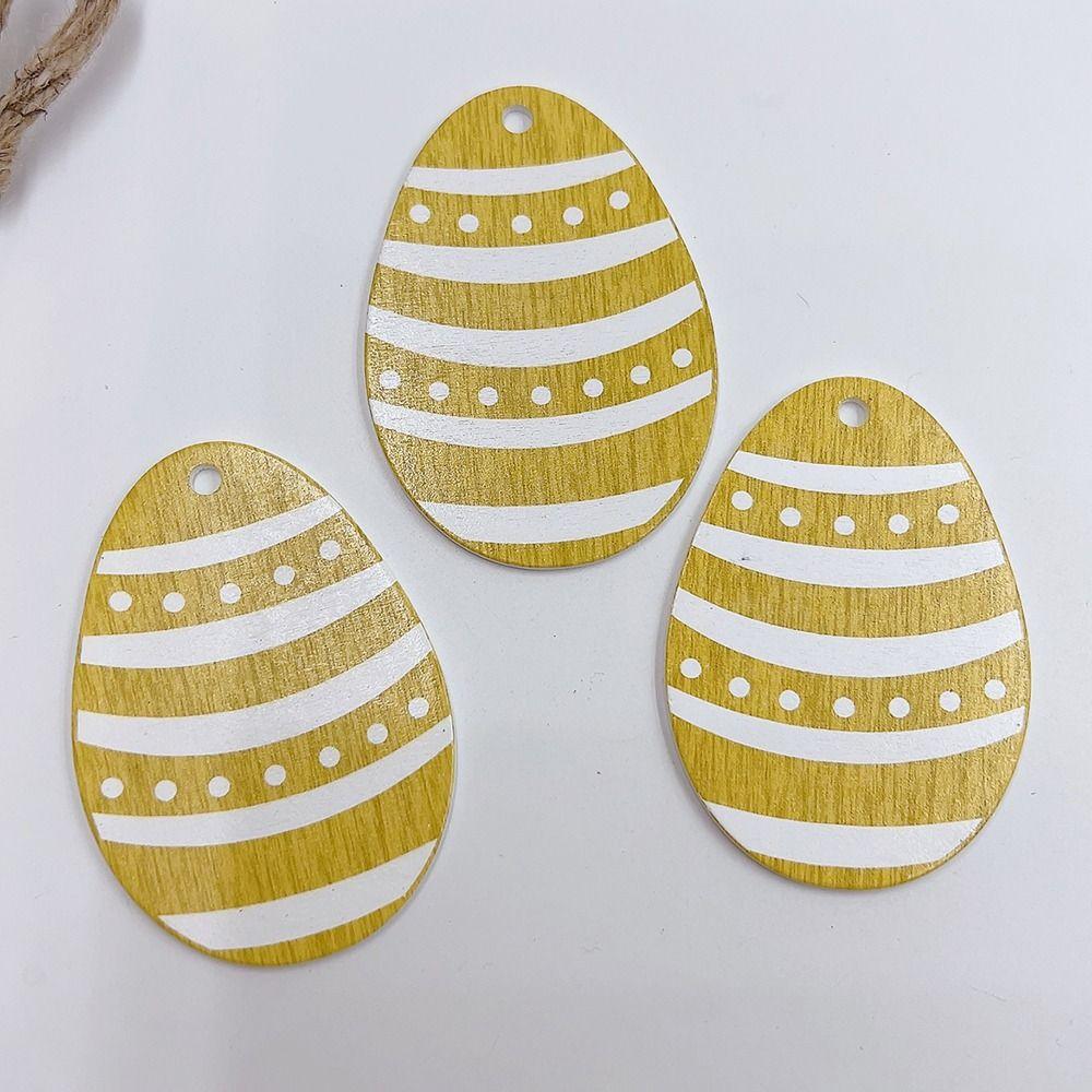 New Wooden Pendant Wood Slices Crafts Easter DIY Decorative Easter Decor Easter Egg Wooden Pendant
New Wooden Pendant Wood Slices Crafts Easter DIY Decorative Easter Decor Easter Egg Wooden Pendant