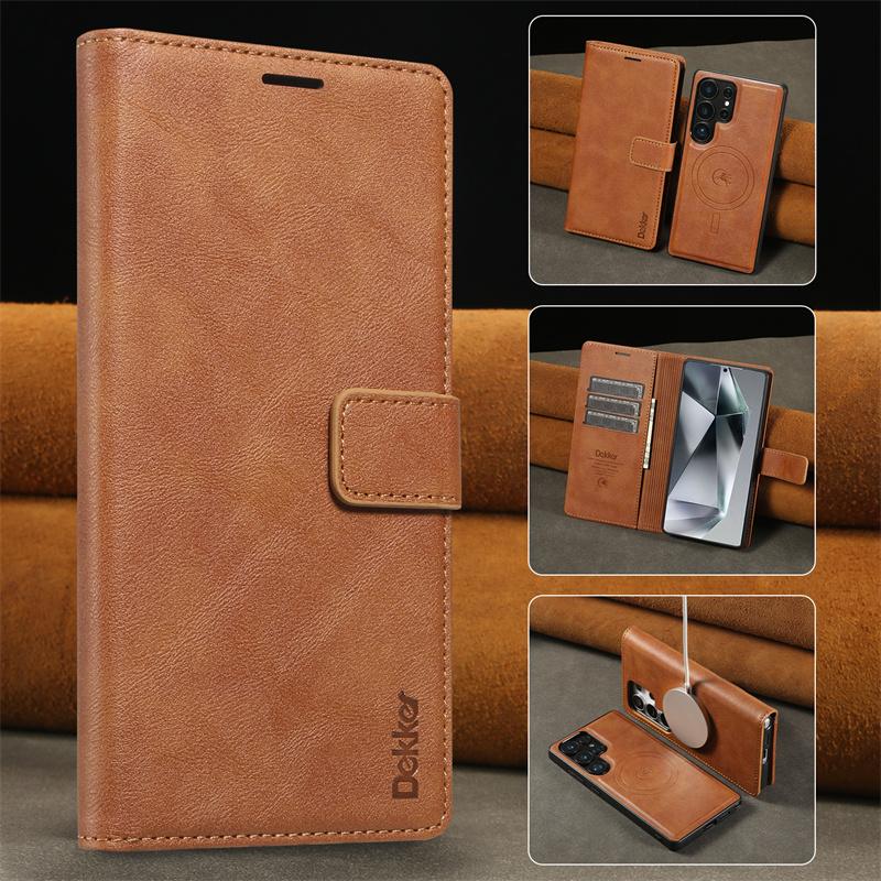 Phone Case For Samsung Galaxy S25 S24 Ultra S23 Plus S22 Leather Wallet Card Back Bag Magnetic MagSafe Wireless Charging Cover (Samsung S25 Ultra)
Phone Case For Samsung Galaxy S25 S24 Ultra S23 Plus S22 Leather Wallet Card Back Bag Magnetic MagSafe Wireless Charging Cover (Samsung S25 Ultra)