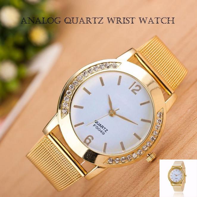 Ramidos Fashion Women Crystal Golden Нержавеющая сталь Аналоговые кварцевые наручные часы 
Ramidos Fashion Women Crystal Golden Нержавеющая сталь Аналоговые кварцевые наручные часы