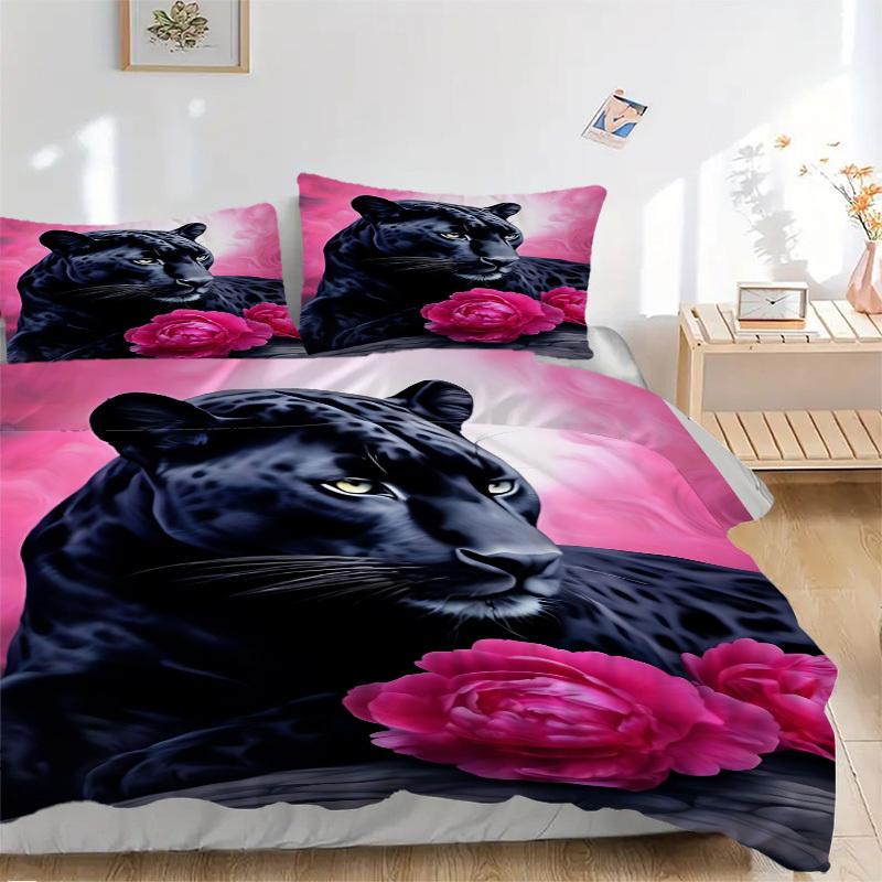 3pcs Black Panther Duvet Cover Set - Machine Washable, Includes 1 Cover and 2 Pillowcases, No Core Included yy251013024 135x200cm
3pcs Black Panther Duvet Cover Set - Machine Washable, Includes 1 Cover and 2 Pillowcases, No Core Included yy251013024 135x200cm