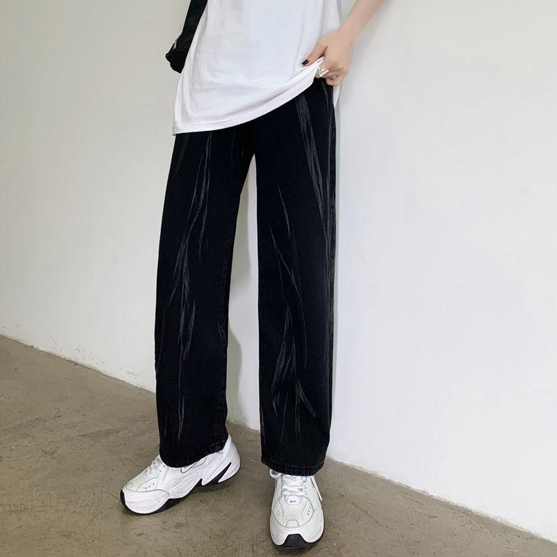 Джинсы скинни с высокой талией. Женские повседневные универсальные свободные узкие прямые широкие брюки. XXL чёрный
Джинсы скинни с высокой талией. Женские повседневные универсальные свободные узкие прямые широкие брюки. XXL чёрный