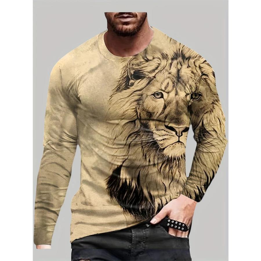 2024 Новый мужской топ с принтом волка на осень и зиму Повседневная мужская футболка с длинными рукавами Уличная мода Мужской топ с длинными рукавами 5XL
2024 Новый мужской топ с принтом волка на осень и зиму Повседневная мужская футболка с длинными рукавами Уличная мода Мужской топ с длинными рукавами 5XL