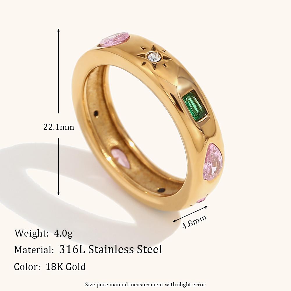2025 Minimalist Zircon Inlaid High-end 18K Gold Ring, Suitable for Women s Daily Waterproof Jewelry and Accessories 8
2025 Minimalist Zircon Inlaid High-end 18K Gold Ring, Suitable for Women s Daily Waterproof Jewelry and Accessories 8