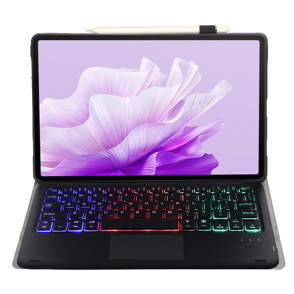 AH20-AS For Huawei MatePad 11.5 S Backlit Design Leather+TPU Tablet Cover Bluetooth-compatible Keyboard Case with Touchpad Black
AH20-AS For Huawei MatePad 11.5 S Backlit Design Leather+TPU Tablet Cover Bluetooth-compatible Keyboard Case with Touchpad Black