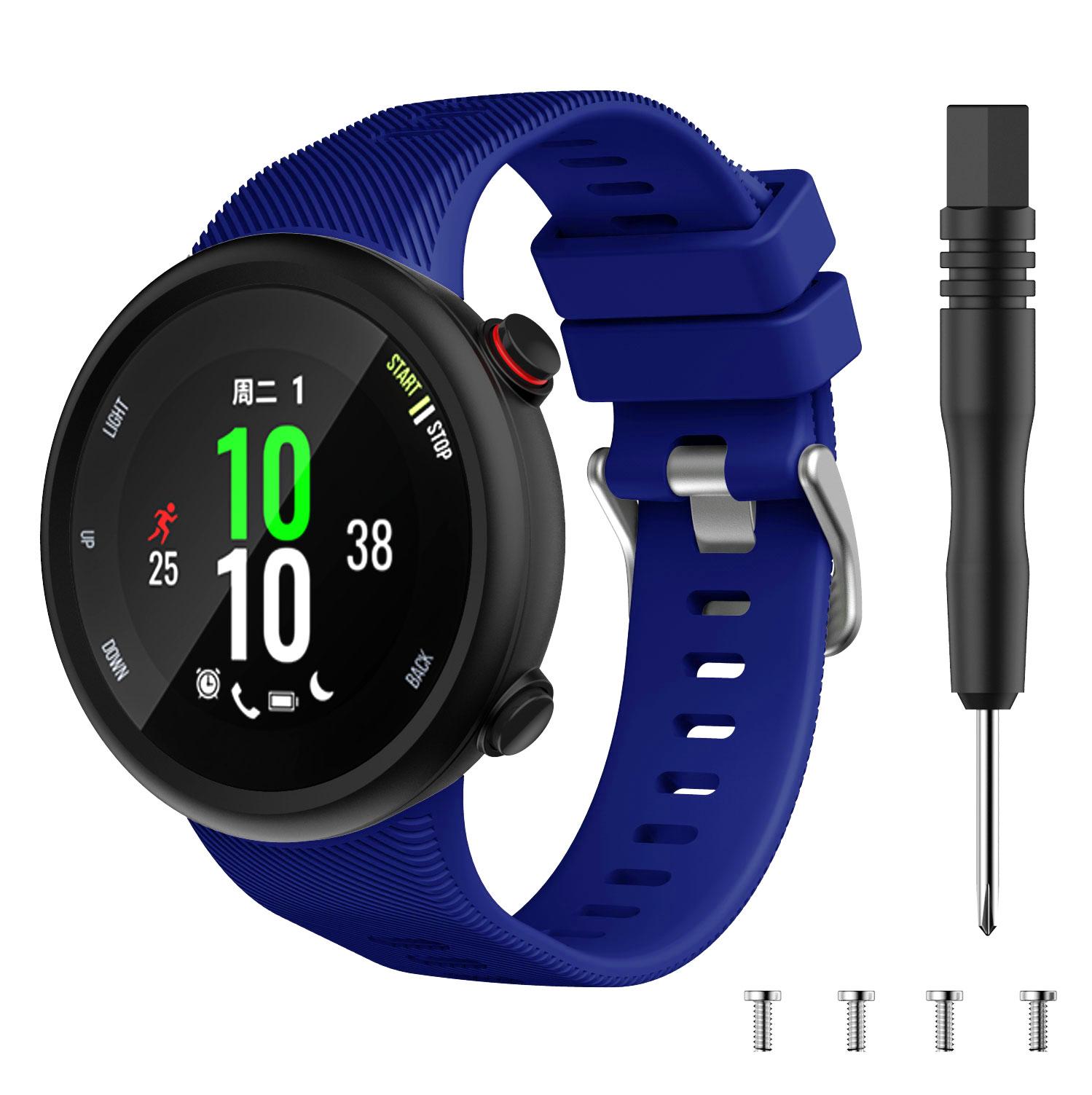 Новий силіконовий ремінець для смарт-годинника для Garmin Forerunner 45 45s спортивний ремінець з інструментом для Garmin Swim 2 аксесуари для браслета For Garmin Swim 2 midnight синього кольору
Новий силіконовий ремінець для смарт-годинника для Garmin Forerunner 45 45s спортивний ремінець з інструментом для Garmin Swim 2 аксесуари для браслета For Garmin Swim 2 midnight синього кольору