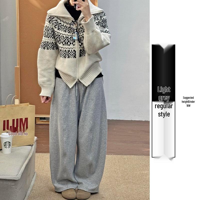 Dark Gray Scimitar High Waist Wide Leg Pants for Women - Slimming, Casual Fit for All Seasons (2026) S (70-95 Jin)
Dark Gray Scimitar High Waist Wide Leg Pants for Women - Slimming, Casual Fit for All Seasons (2026) S (70-95 Jin)