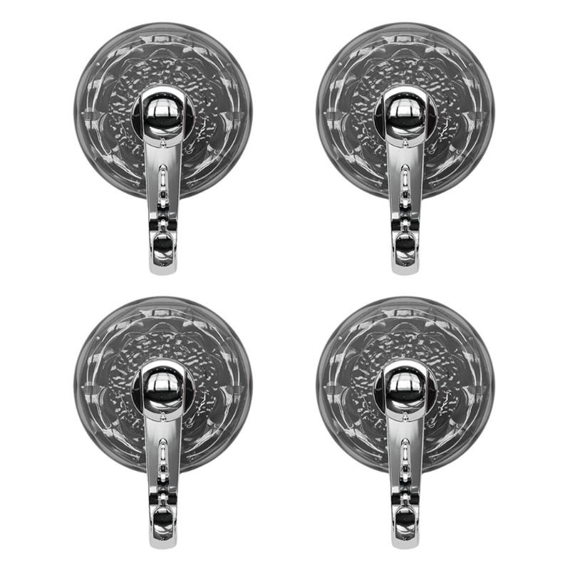 Set Of 4 Vintage Ripples Suction Cups Hook Decorative Suction Cup Hook set for Efficient Organization In Homes & Offices прозорий/сірий колір
Set Of 4 Vintage Ripples Suction Cups Hook Decorative Suction Cup Hook set for Efficient Organization In Homes & Offices прозорий/сірий колір