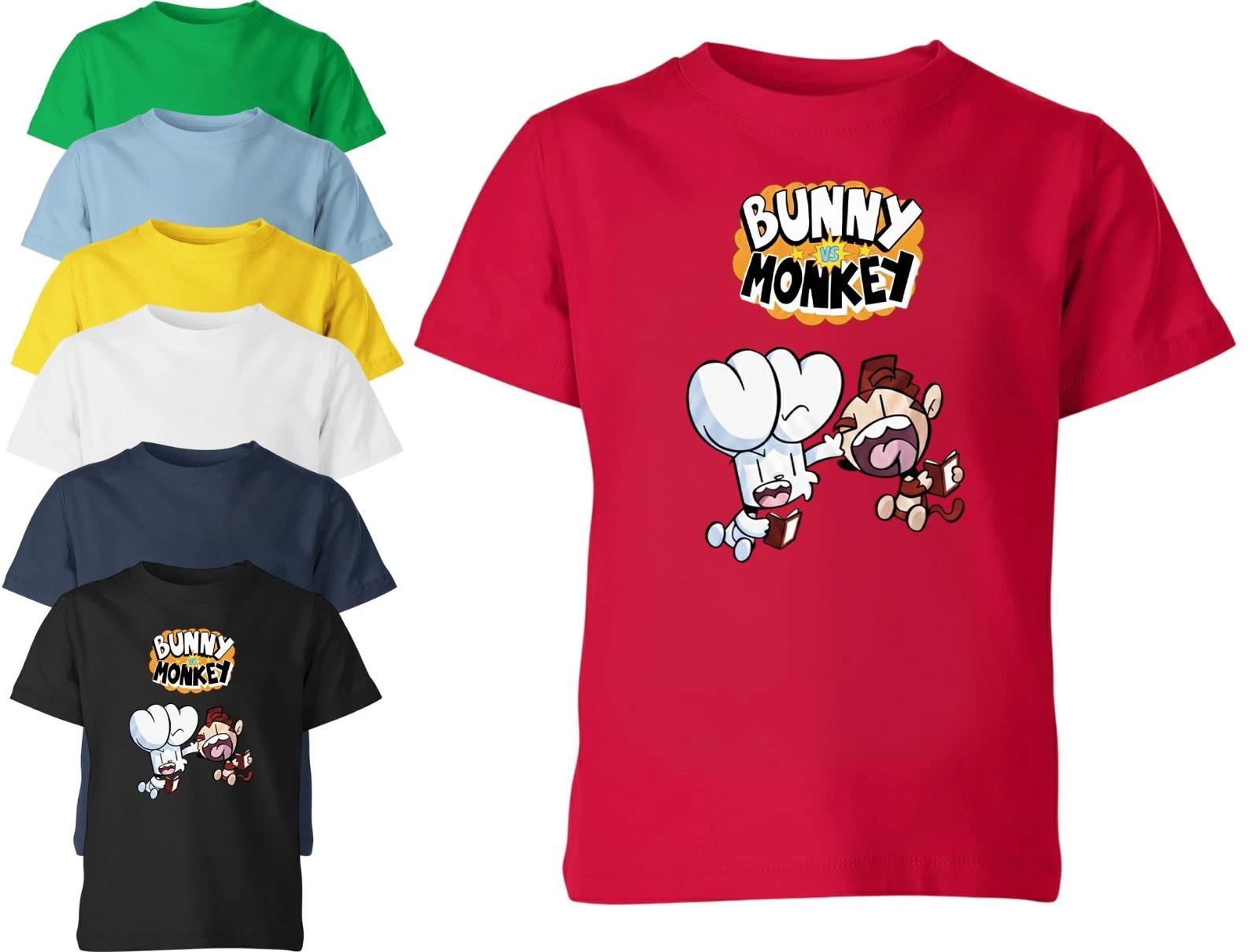 Bunny vs Monkey Funny Cartoon Unisex Kids T-Shirt | Children Book Gift Tee 130
Bunny vs Monkey Funny Cartoon Unisex Kids T-Shirt | Children Book Gift Tee 130