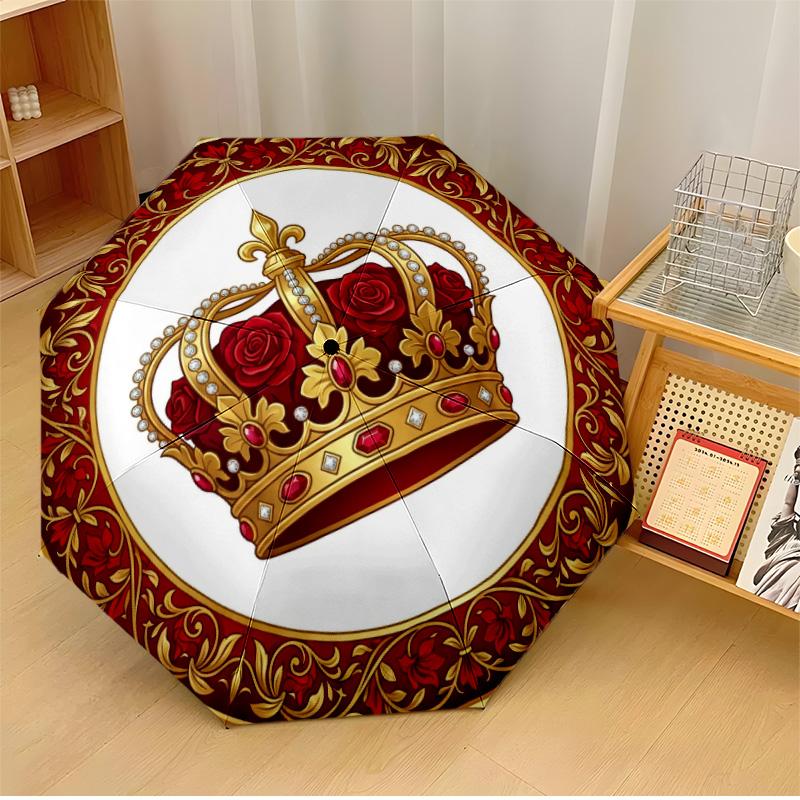 Golden Blue Mandala Art Theme Automatic Umbrella Compact 8-Rib Design Sturdy Construction Durable Umbrella Stylish Accessory
Golden Blue Mandala Art Theme Automatic Umbrella Compact 8-Rib Design Sturdy Construction Durable Umbrella Stylish Accessory