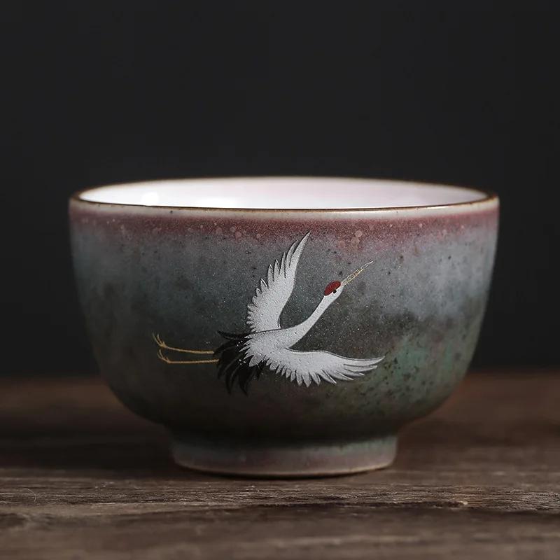 Rui Ching Cheung Crane Tea Cup Handmade Stoneware Kiln Baked Retro Teacup Personal Master Cup Cup Teacups Tea
Rui Ching Cheung Crane Tea Cup Handmade Stoneware Kiln Baked Retro Teacup Personal Master Cup Cup Teacups Tea