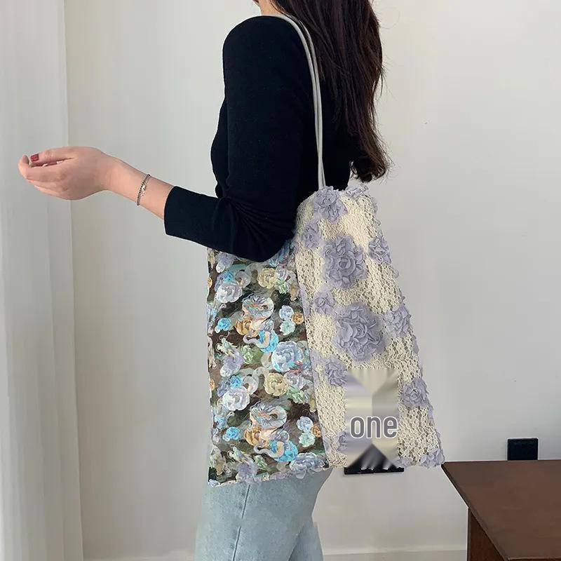 Холщовая сумка с цветочным кружевом «Рёв дракона»: Женская летняя сумка через плечо класса люкс One Size
Холщовая сумка с цветочным кружевом «Рёв дракона»: Женская летняя сумка через плечо класса люкс One Size