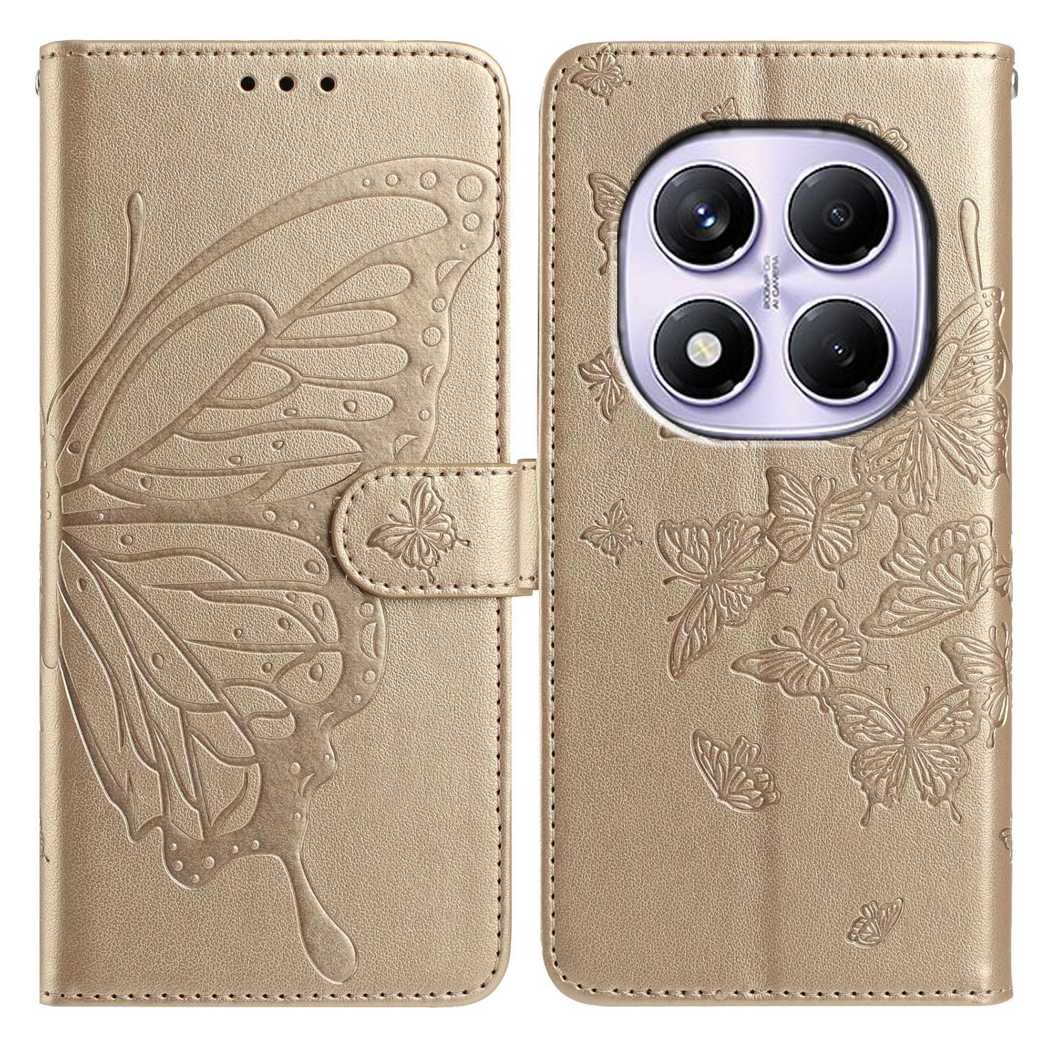 Чехол-кошелек для Xiaomi Redmi Note 14 Pro 5G/14 Pro 4G/14 Pro+ 5G/Poco X7 5G из ПУ кожи с тиснением бабочки и ремешком Gold
Чехол-кошелек для Xiaomi Redmi Note 14 Pro 5G/14 Pro 4G/14 Pro+ 5G/Poco X7 5G из ПУ кожи с тиснением бабочки и ремешком Gold