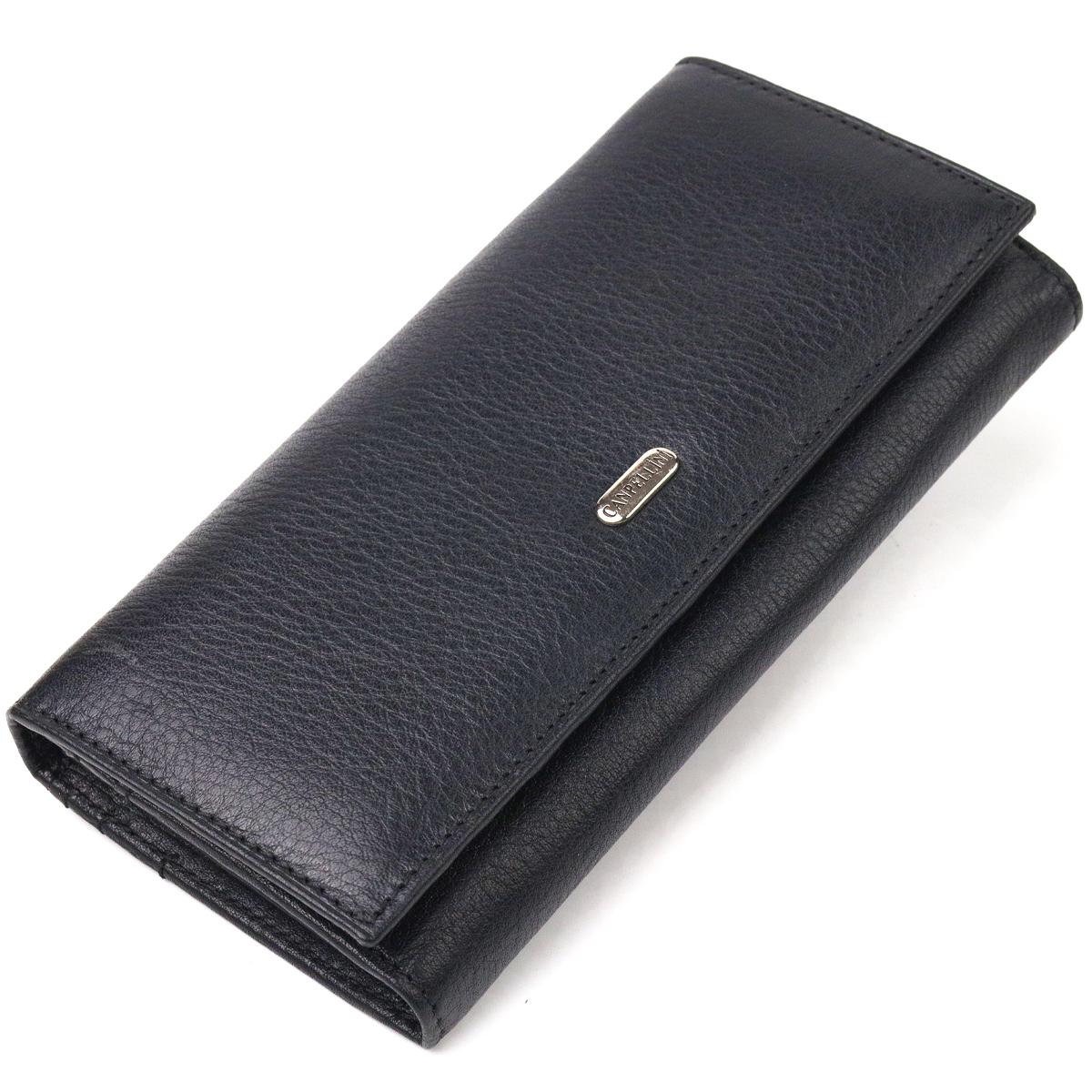 Класичний Жіночий гаманець з натуральної шкіри CANPELLINI Wallet 21657 Чорний
Класичний Жіночий гаманець з натуральної шкіри CANPELLINI Wallet 21657 Чорний