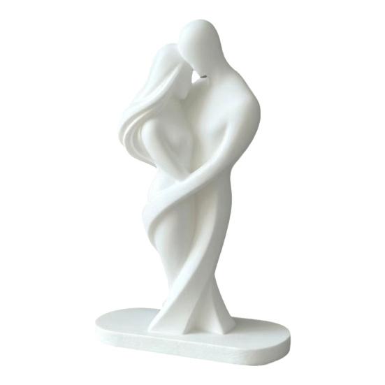3D Printed Couple Figurine Romantic Abstract Hugging Lover Statue Anniversary Wedding Gift for Living Room Office Shelf Decor білий
3D Printed Couple Figurine Romantic Abstract Hugging Lover Statue Anniversary Wedding Gift for Living Room Office Shelf Decor білий