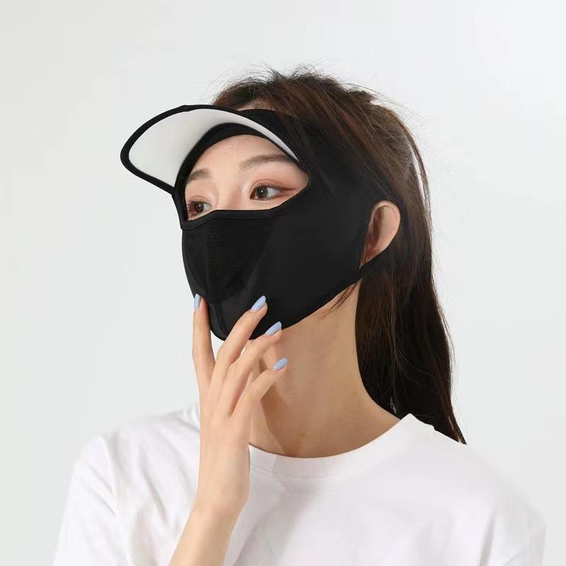 Женская летняя маска для лица с защитой от УФ-лучей и пыли - Дышащая, моющаяся, однотонная, 3D-дизайн One Size
Женская летняя маска для лица с защитой от УФ-лучей и пыли - Дышащая, моющаяся, однотонная, 3D-дизайн One Size