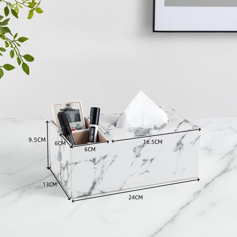 Leather Marble Pattern Tissue Box Set
Leather Marble Pattern Tissue Box Set