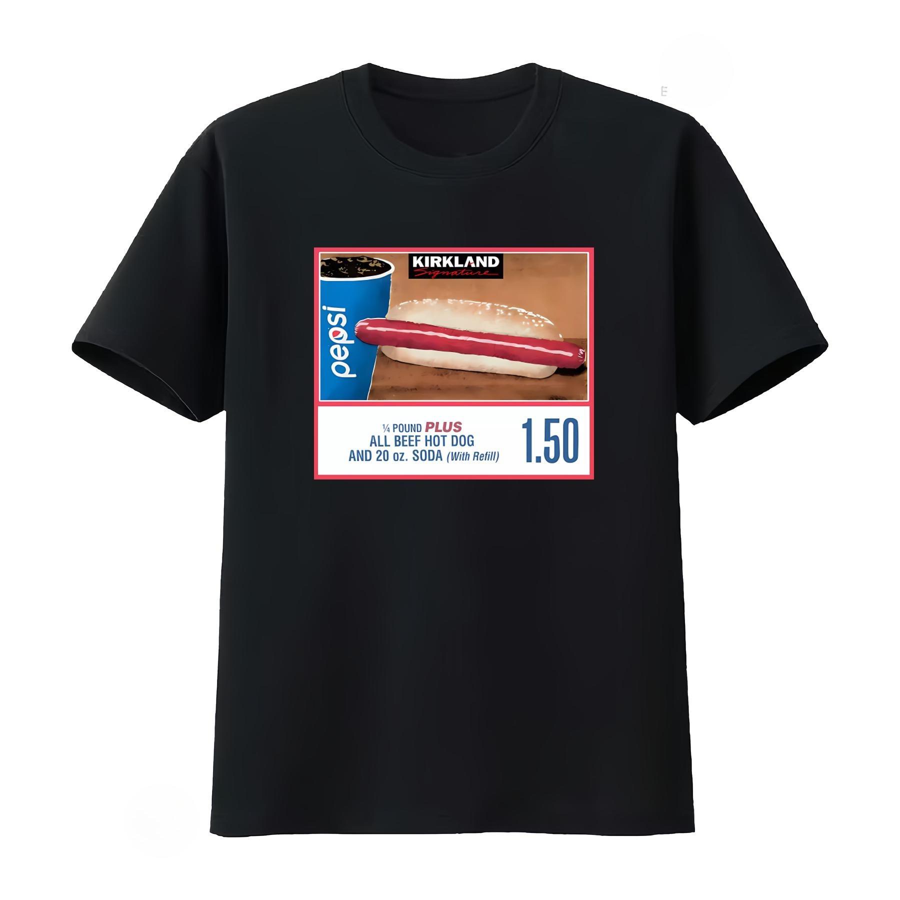 Costco Hotdog T Shirt Meme with 1 4 Pound Plus All Beef Hot Dog and 20 Oz Soda Design Streetwear Unisex Women 2026 Summer T Shirt S
Costco Hotdog T Shirt Meme with 1 4 Pound Plus All Beef Hot Dog and 20 Oz Soda Design Streetwear Unisex Women 2026 Summer T Shirt S