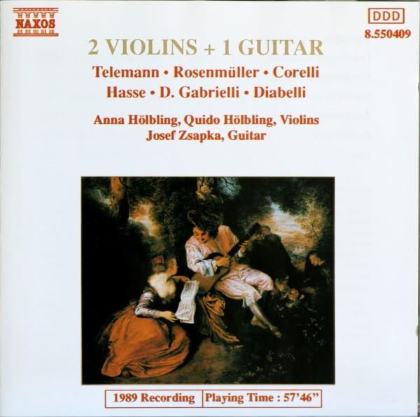 CD GEORG PHILIPP TELEMANN, JOHANN ROSE - 2 Violins + 1 Guitar 8550409 Naxos 1990 Europe Classical Used
CD GEORG PHILIPP TELEMANN, JOHANN ROSE - 2 Violins + 1 Guitar 8550409 Naxos 1990 Europe Classical Used