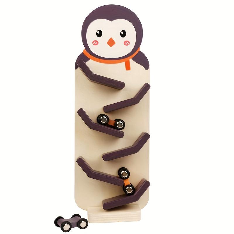 Wooden Animal Slide Train Set, 6-Tier Quick-Slide Track with Cute Lion, Penguin, and Cow - Educational Toy for Visual Tracking
Wooden Animal Slide Train Set, 6-Tier Quick-Slide Track with Cute Lion, Penguin, and Cow - Educational Toy for Visual Tracking