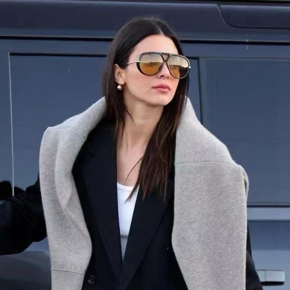 Anti-UV Women Round Sunglasses Double Bridge Shades Eyeglasses Retro Men Sun Glasses Women Men Style3
Anti-UV Women Round Sunglasses Double Bridge Shades Eyeglasses Retro Men Sun Glasses Women Men Style3