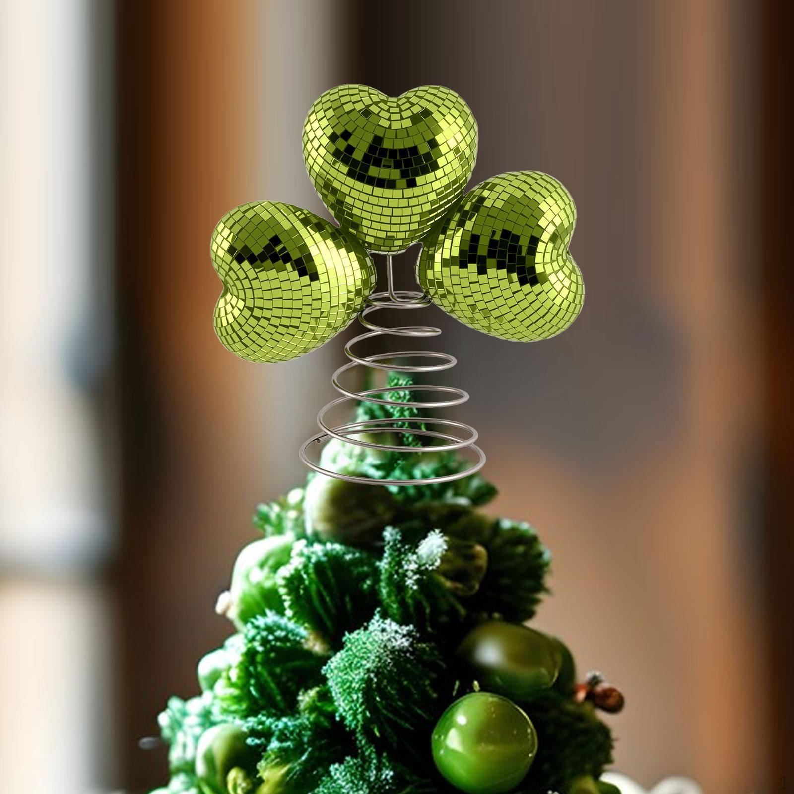 Shamrock Tree Topper Miniature Ornament ST. Patrick Day for Office Home Cafe
Shamrock Tree Topper Miniature Ornament ST. Patrick Day for Office Home Cafe