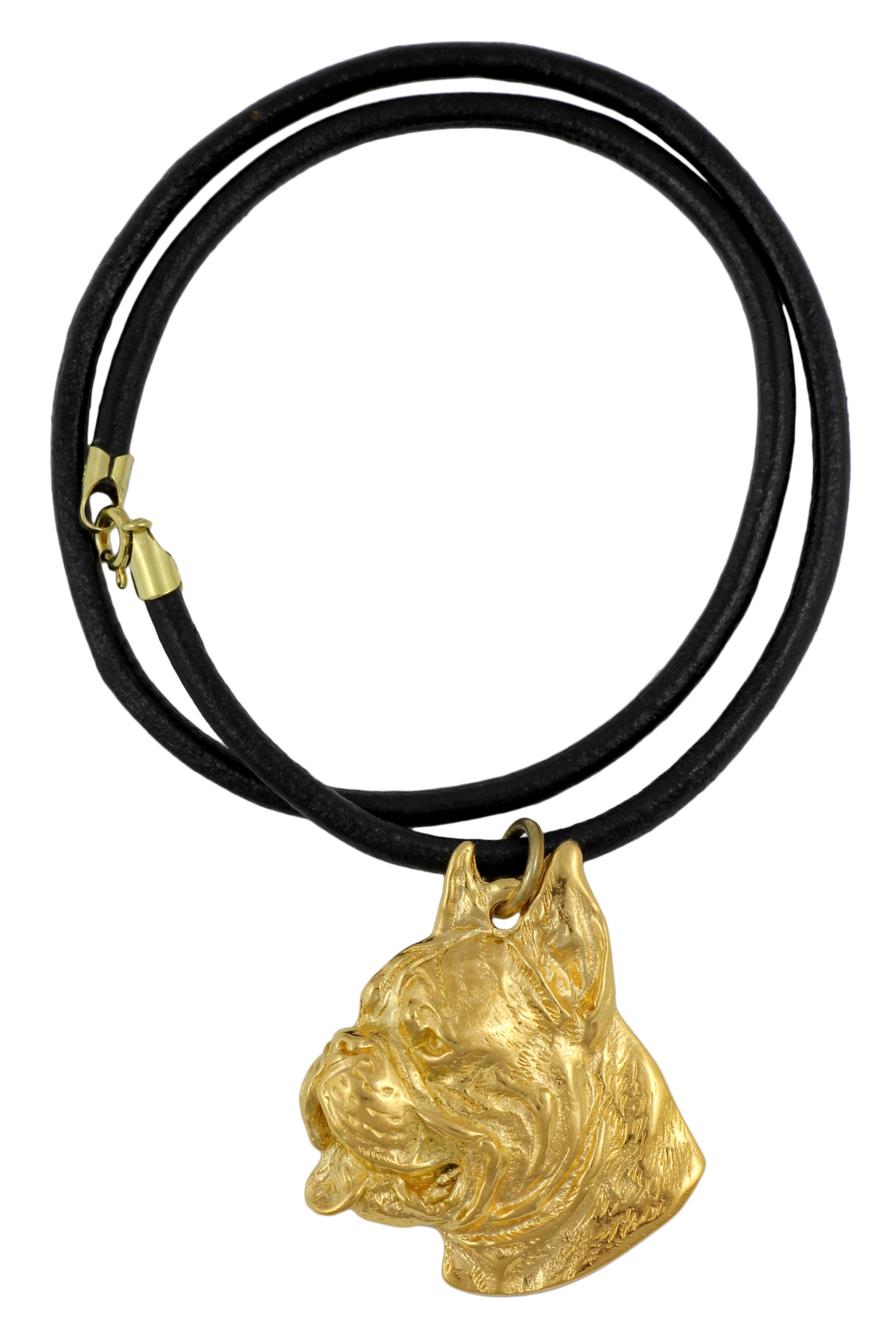 Boxer, German Boxer I - necklace with a dog in a gift box, gold-plated pendant for a dog lover, striking jewelry by Art-Dog
Boxer, German Boxer I - necklace with a dog in a gift box, gold-plated pendant for a dog lover, striking jewelry by Art-Dog