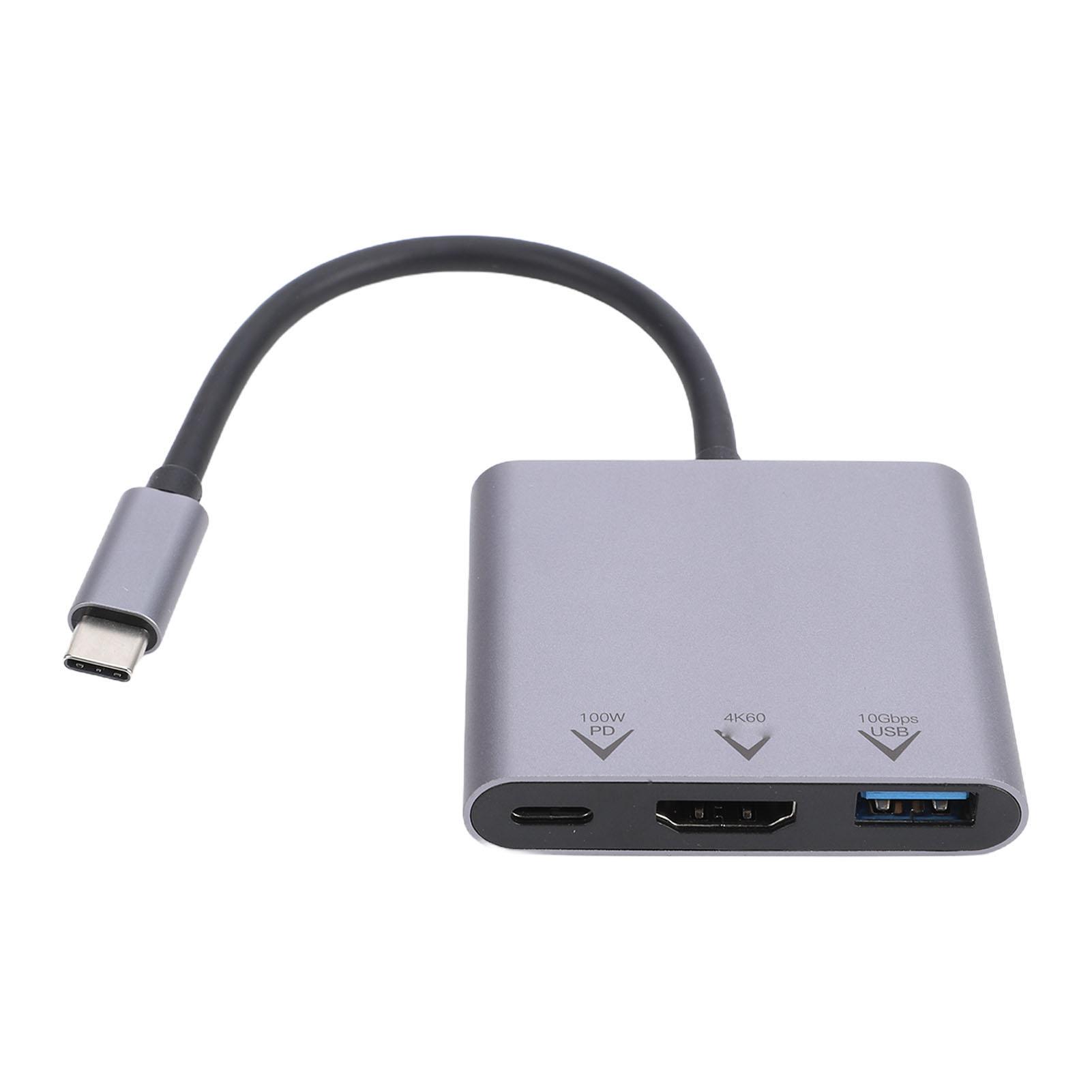 USB C Hub 3 in 1 Multiport Adapter 4K HD Multimedia Interface PD100W Port USB3.2 OTG Port Type C Docking Station for
USB C Hub 3 in 1 Multiport Adapter 4K HD Multimedia Interface PD100W Port USB3.2 OTG Port Type C Docking Station for