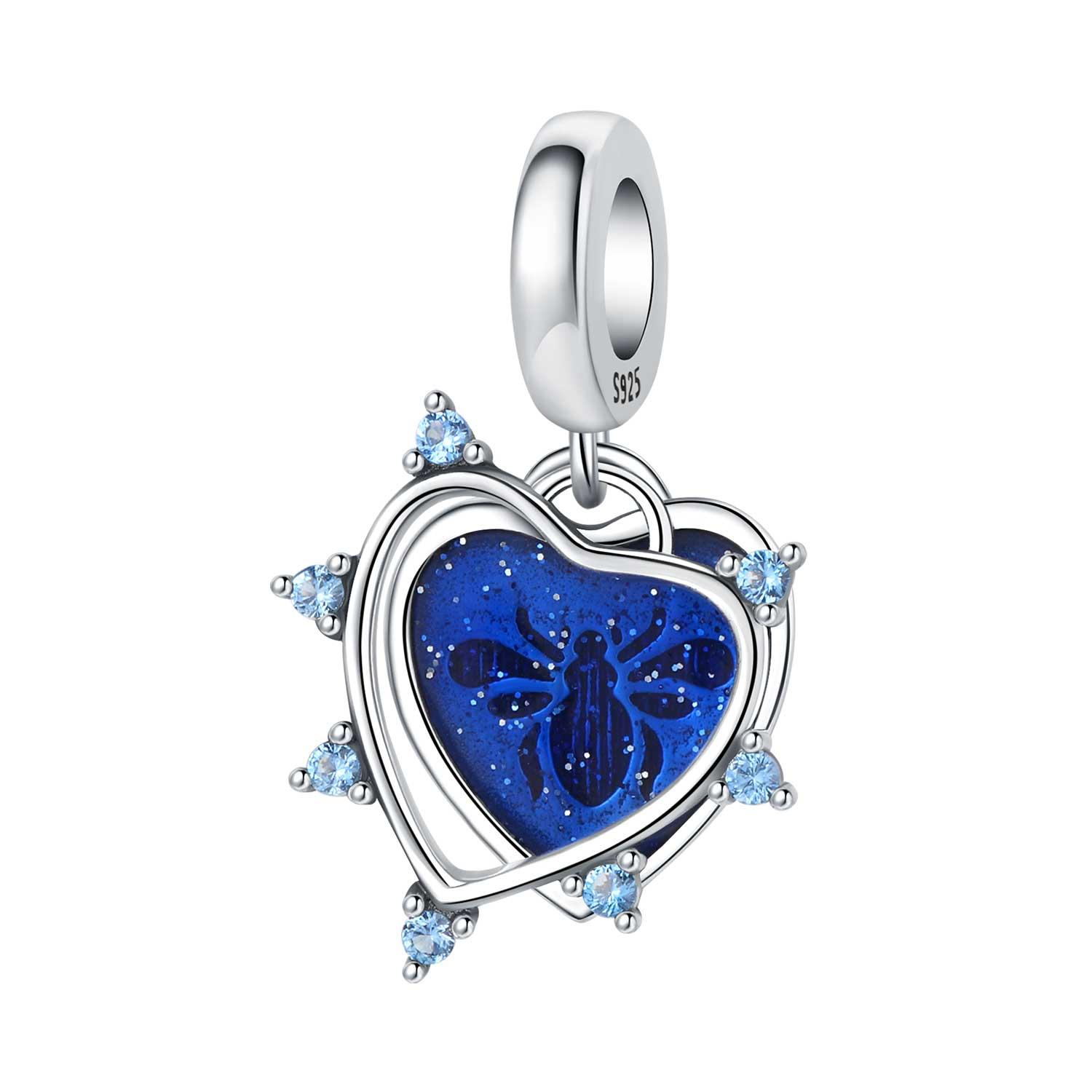 Copper Metal Heart Shaped Blue Honey Pendant Bead Components Bracelet High Quality Fine Jewelry Charm Bead Components Compatible With Women High
Copper Metal Heart Shaped Blue Honey Pendant Bead Components Bracelet High Quality Fine Jewelry Charm Bead Components Compatible With Women High