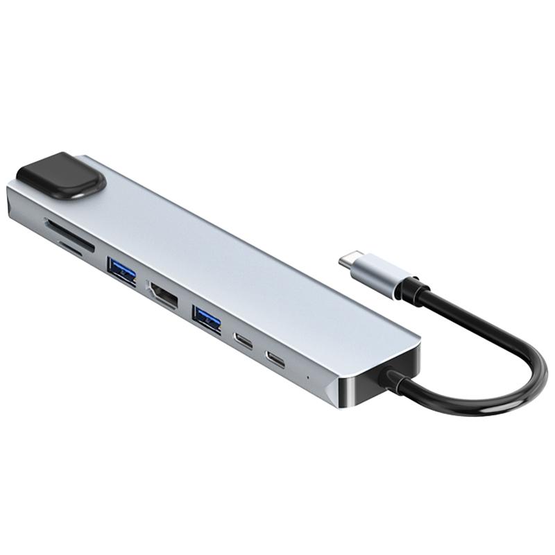 2017L Type-C to Type-Cx2+USB2.0+HD+USB3.0+TF/SD+Network Card 100Mbps USB Hub Laptop Phone Docking Station As Shown A
2017L Type-C to Type-Cx2+USB2.0+HD+USB3.0+TF/SD+Network Card 100Mbps USB Hub Laptop Phone Docking Station As Shown A