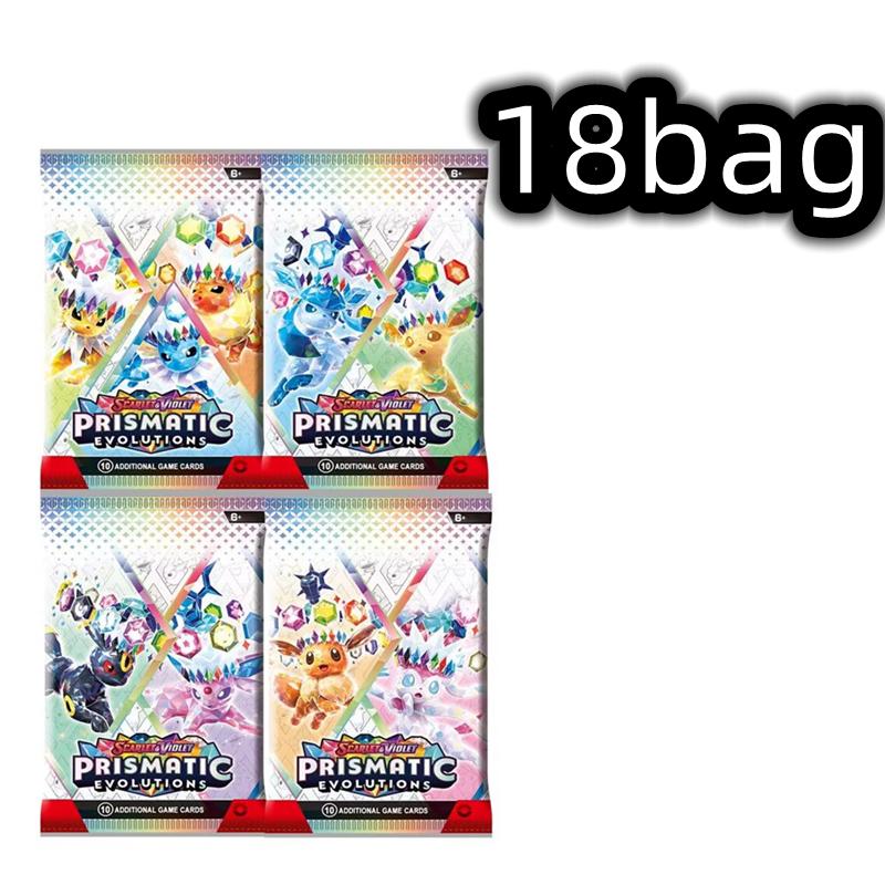 360Pcs/Playset Pokemon Card MEGA ASCEND HEROES Prismatic Evolutions Scarlet Violet 151 English Booster Battle Transaction Card Gift Presents
360Pcs/Playset Pokemon Card MEGA ASCEND HEROES Prismatic Evolutions Scarlet Violet 151 English Booster Battle Transaction Card Gift Presents
