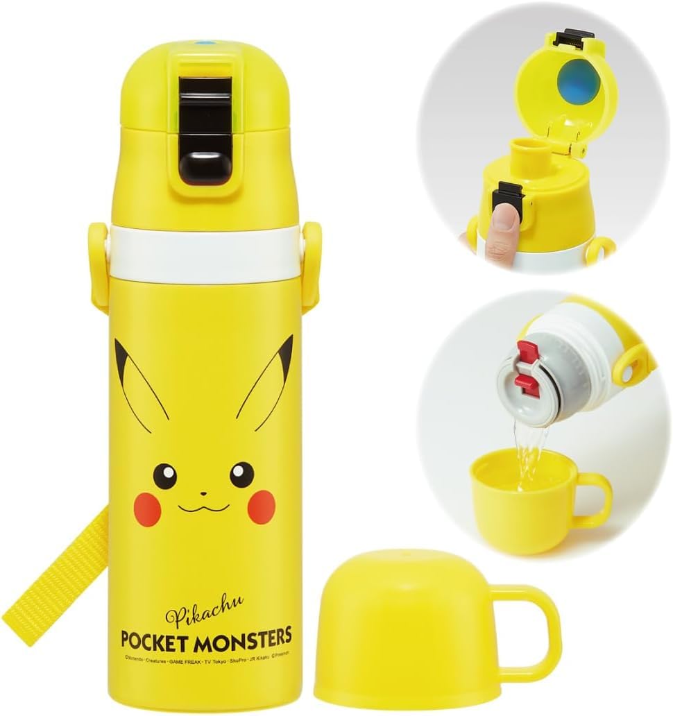 Water Bottle Direct Drinking Sports Bottle 2WAY Stainless Steel One Touch Bottle with Cup Direct 470ml Cup Drinking 430ml Face Set Name (Water Bottle,
Water Bottle Direct Drinking Sports Bottle 2WAY Stainless Steel One Touch Bottle with Cup Direct 470ml Cup Drinking 430ml Face Set Name (Water Bottle,