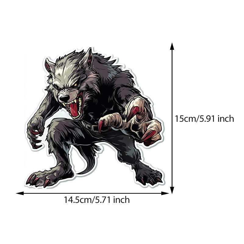 Car Sticker Werewolf Comic Waterproof Vinyl Decals Auto Body Window Bumper Decor Motorcycle Helmet Stickers TM162 A-15cm Longest Side
Car Sticker Werewolf Comic Waterproof Vinyl Decals Auto Body Window Bumper Decor Motorcycle Helmet Stickers TM162 A-15cm Longest Side