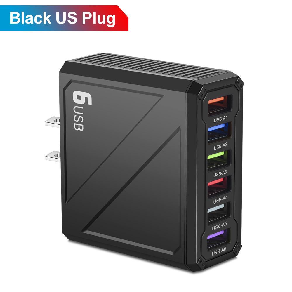 3.1A 6-Port USB Charger with EU, US, UK, KR Plugs for Mobile Phones
3.1A 6-Port USB Charger with EU, US, UK, KR Plugs for Mobile Phones