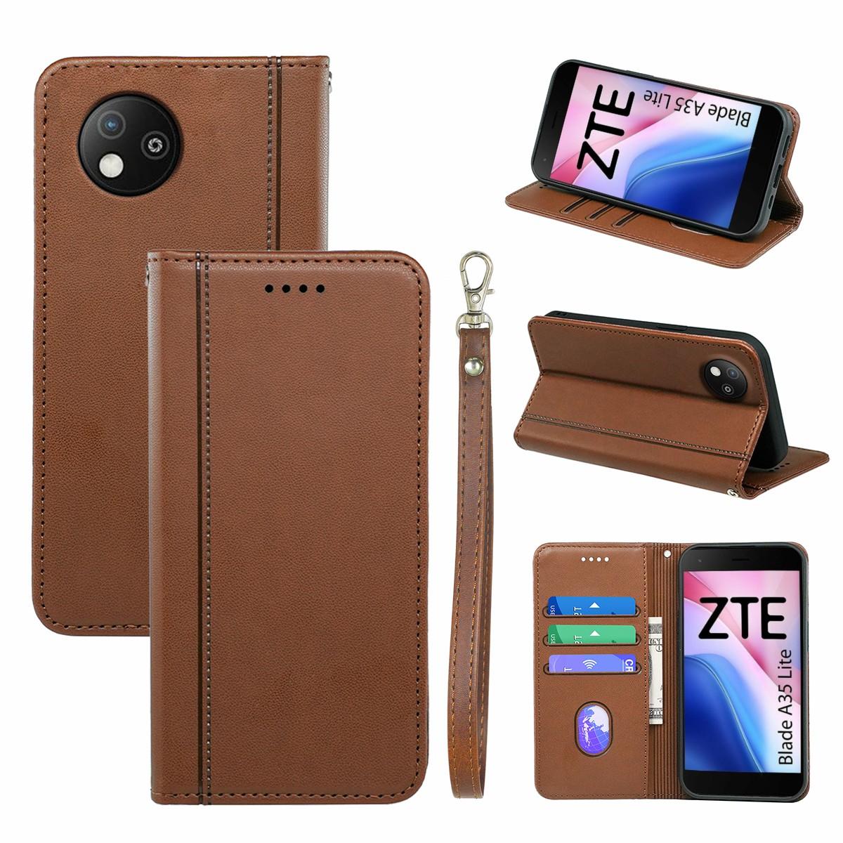 HX01 Для ZTE Blade A35 Lite Чехол-кошелек Магнитная застежка Кожаный чехол для телефона из полиуретана G
HX01 Для ZTE Blade A35 Lite Чехол-кошелек Магнитная застежка Кожаный чехол для телефона из полиуретана G