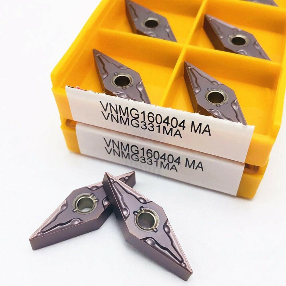 10 шт. 35° VNMG160404 VNMG331-MA 16 мм твердосплавні токарні пластини, Для нержавіючої сталі
10 шт. 35° VNMG160404 VNMG331-MA 16 мм твердосплавні токарні пластини, Для нержавіючої сталі