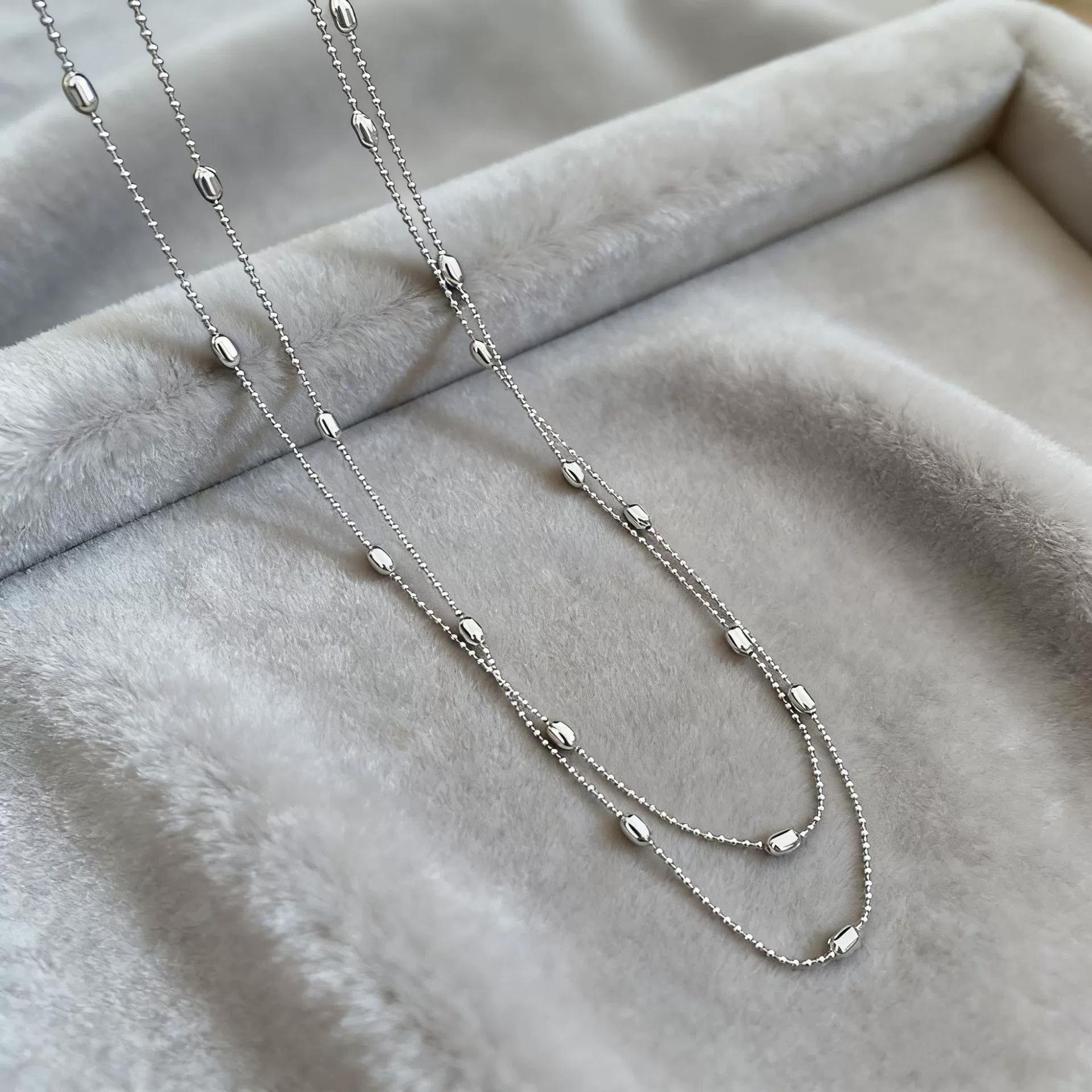 Vintage Gold Silver Color Double Layered Long Stacking Choker Temperament Chain Necklace For Women Fashion Trendy New Jewelry
Vintage Gold Silver Color Double Layered Long Stacking Choker Temperament Chain Necklace For Women Fashion Trendy New Jewelry