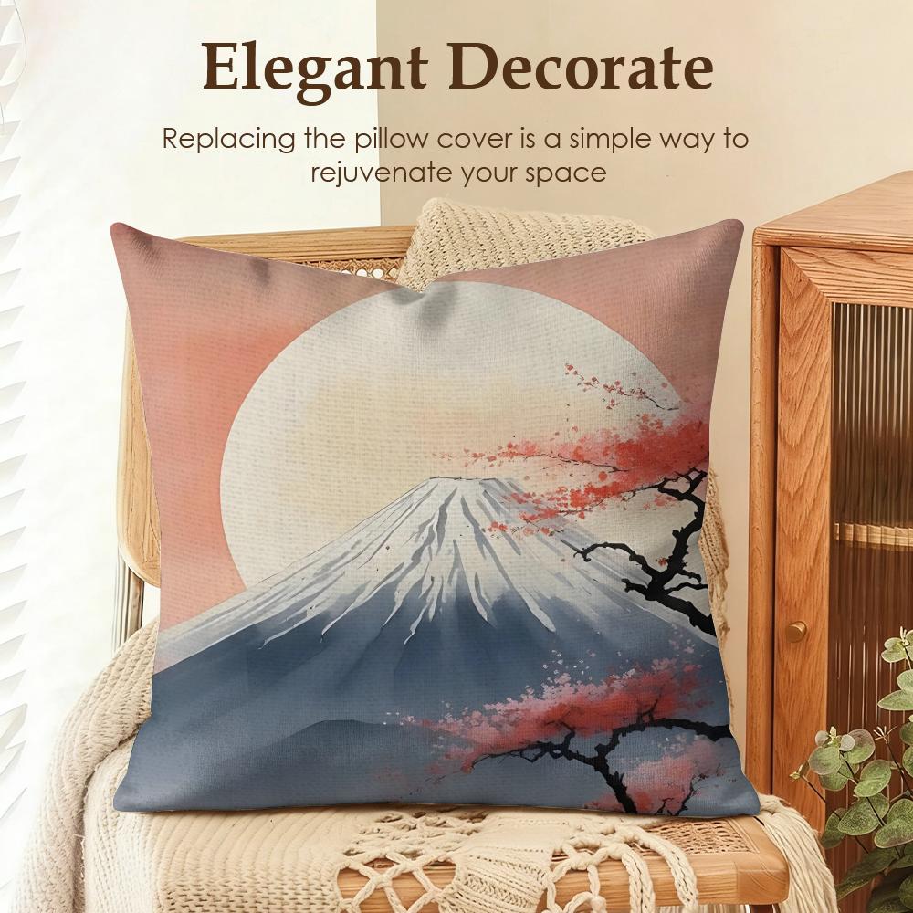 Japenes Mount Fuji Cushion Cover Natural Linen Organic Fabric DoubleSided Printing Sofa Home Decor Gift Pillow Case 30x30cm
Japenes Mount Fuji Cushion Cover Natural Linen Organic Fabric DoubleSided Printing Sofa Home Decor Gift Pillow Case 30x30cm