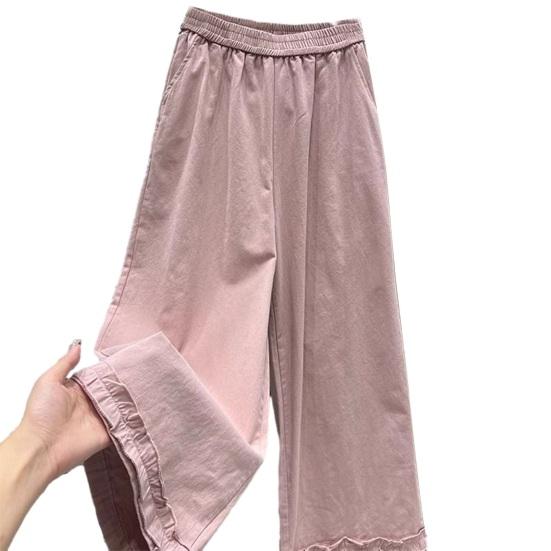 Women Pants Elastic High Waist Wide Leg Casual Trousers with Pockets Pure Color Loose Fit Long Pants Daily 2XL
Women Pants Elastic High Waist Wide Leg Casual Trousers with Pockets Pure Color Loose Fit Long Pants Daily 2XL