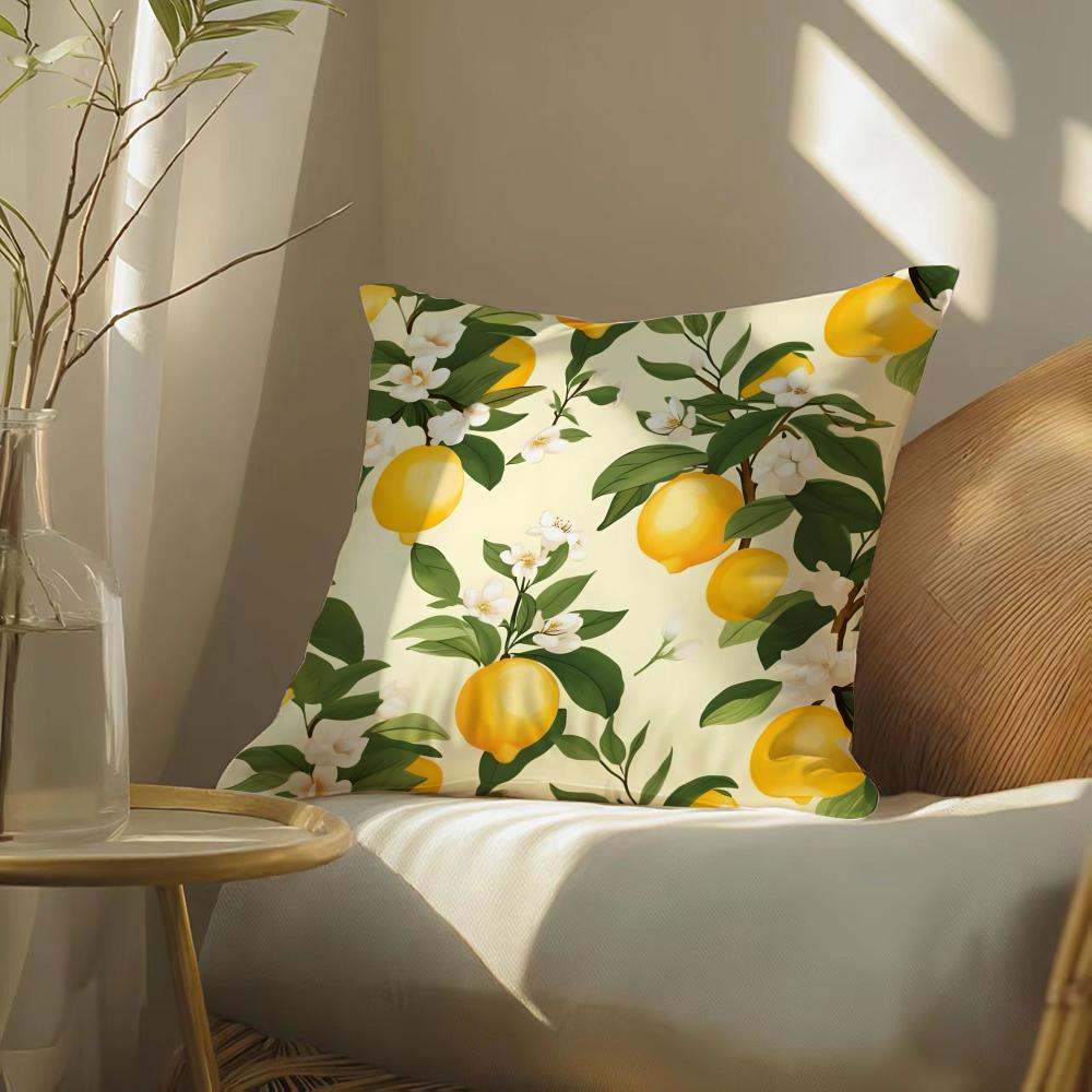 Classical luxury Lemon Pattern Cushion Cover Silky elegant Comfort Sofa Bed Invisible zipper Beach pillowcase 45X45cm
Classical luxury Lemon Pattern Cushion Cover Silky elegant Comfort Sofa Bed Invisible zipper Beach pillowcase 45X45cm