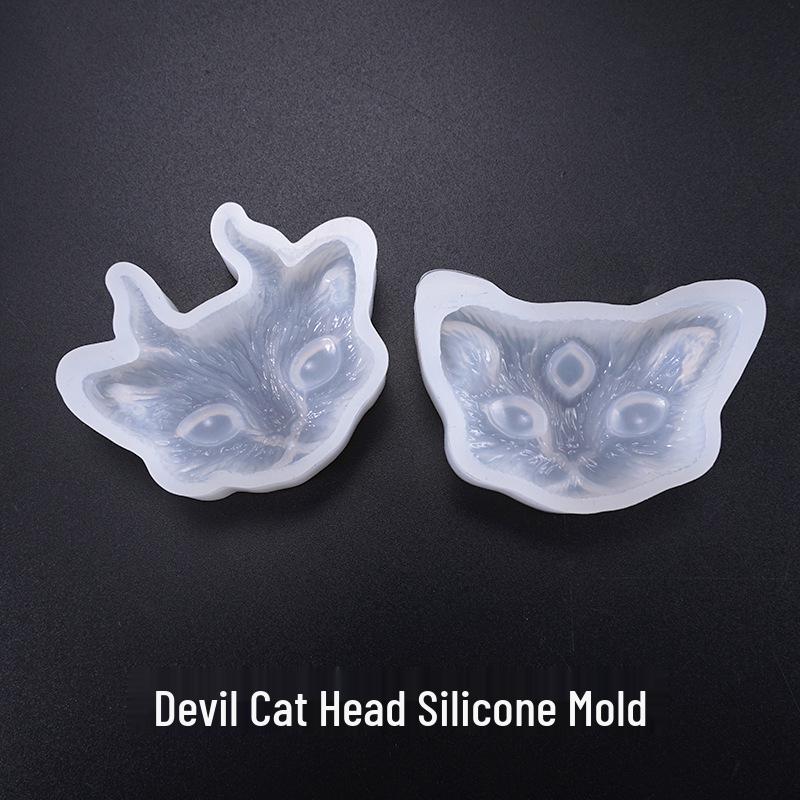 High-Gloss Horned Cat Head Epoxy Mold for DIY Jewelry Horned Cat Head Silicone Mold
High-Gloss Horned Cat Head Epoxy Mold for DIY Jewelry Horned Cat Head Silicone Mold
