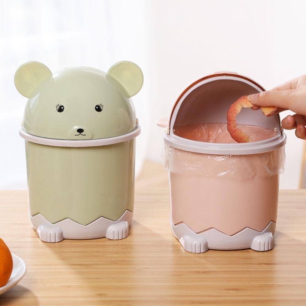 With Cover Desktop Mini Trash Can Storage Box Trash Bin Basket Garbage Can Office рожевий
With Cover Desktop Mini Trash Can Storage Box Trash Bin Basket Garbage Can Office рожевий