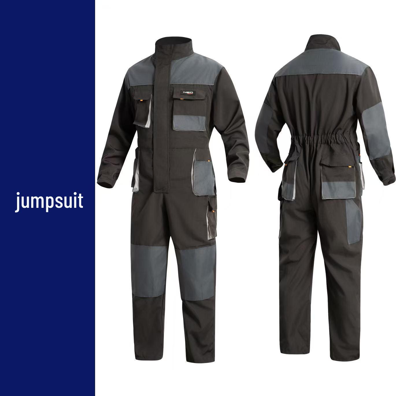 Чоловічий комбінезон з довгим рукавом, зносостійкий, з багатьма кишенями, робочий одяг, комплект для весни та осені XXL
Чоловічий комбінезон з довгим рукавом, зносостійкий, з багатьма кишенями, робочий одяг, комплект для весни та осені XXL
