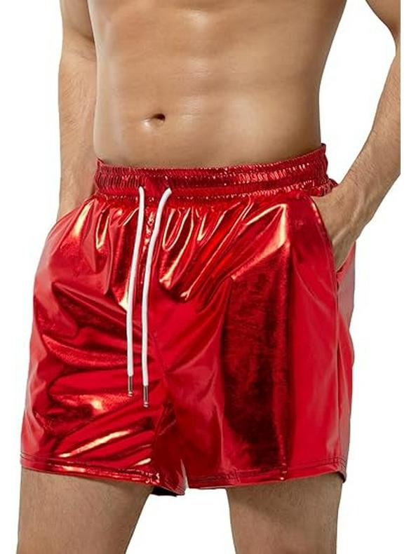 Мужские повседневные пляжные шорты из лакированной кожи 2025 S красный
Мужские повседневные пляжные шорты из лакированной кожи 2025 S красный