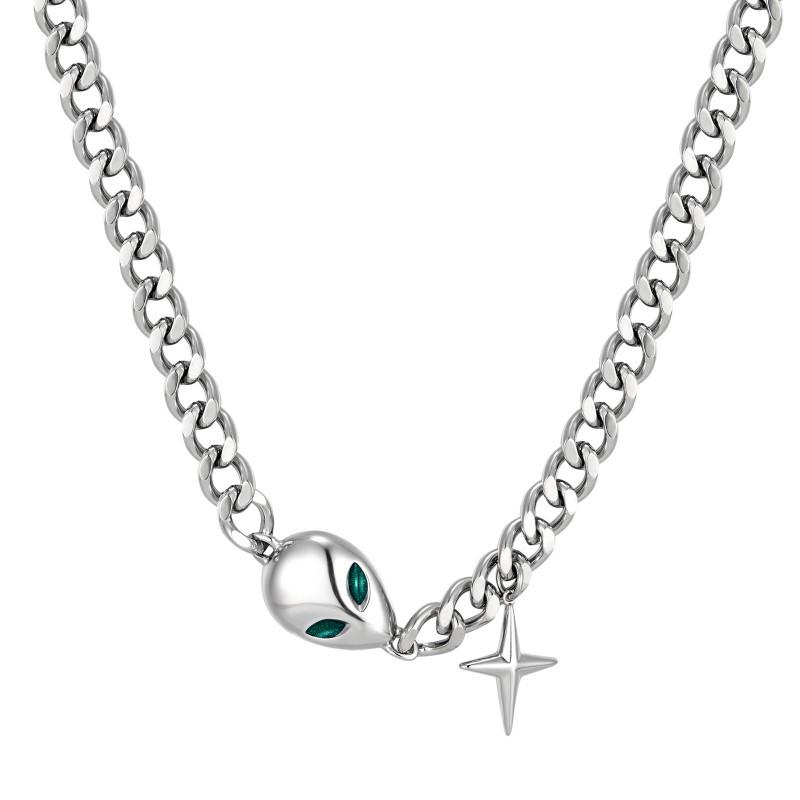 Titanium Steel Planet Star Charm Necklace Men s Trendy Cool Cuban Chain Clavicle Street Style Personalized Pendant Neck Ornament
Titanium Steel Planet Star Charm Necklace Men s Trendy Cool Cuban Chain Clavicle Street Style Personalized Pendant Neck Ornament