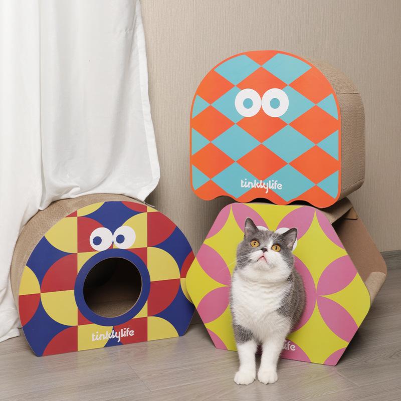 Little Monster Cat Nest Cat Scratch Board Гофрированная бумага Игрушка для кошек Little Monster Cat Когтеточка встроенная 45*28*35.8cm
Little Monster Cat Nest Cat Scratch Board Гофрированная бумага Игрушка для кошек Little Monster Cat Когтеточка встроенная 45*28*35.8cm