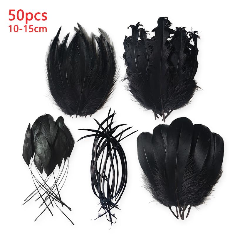 10-15Cm Long Large Feathers For Crafts Black 50Pcs Decoration Goose Plumas Small Massage Easter Creative Leisure Carnival Salon 10-15cm
10-15Cm Long Large Feathers For Crafts Black 50Pcs Decoration Goose Plumas Small Massage Easter Creative Leisure Carnival Salon 10-15cm