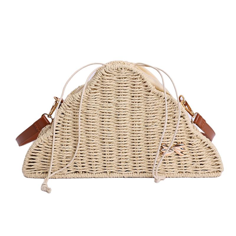 2026 New Summer Solid Straw Woven Shoulder Bag Women Half Moon Retro Beach Crossbody Bag Vacation Casual Stylish Purse Hot Sale бежевый
2026 New Summer Solid Straw Woven Shoulder Bag Women Half Moon Retro Beach Crossbody Bag Vacation Casual Stylish Purse Hot Sale бежевый