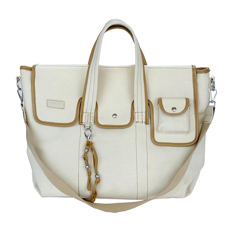Niche large-capacity canvas bag for female college students2026New casual shoulder crossbody bag for class and commuting tote ba білий
Niche large-capacity canvas bag for female college students2026New casual shoulder crossbody bag for class and commuting tote ba білий